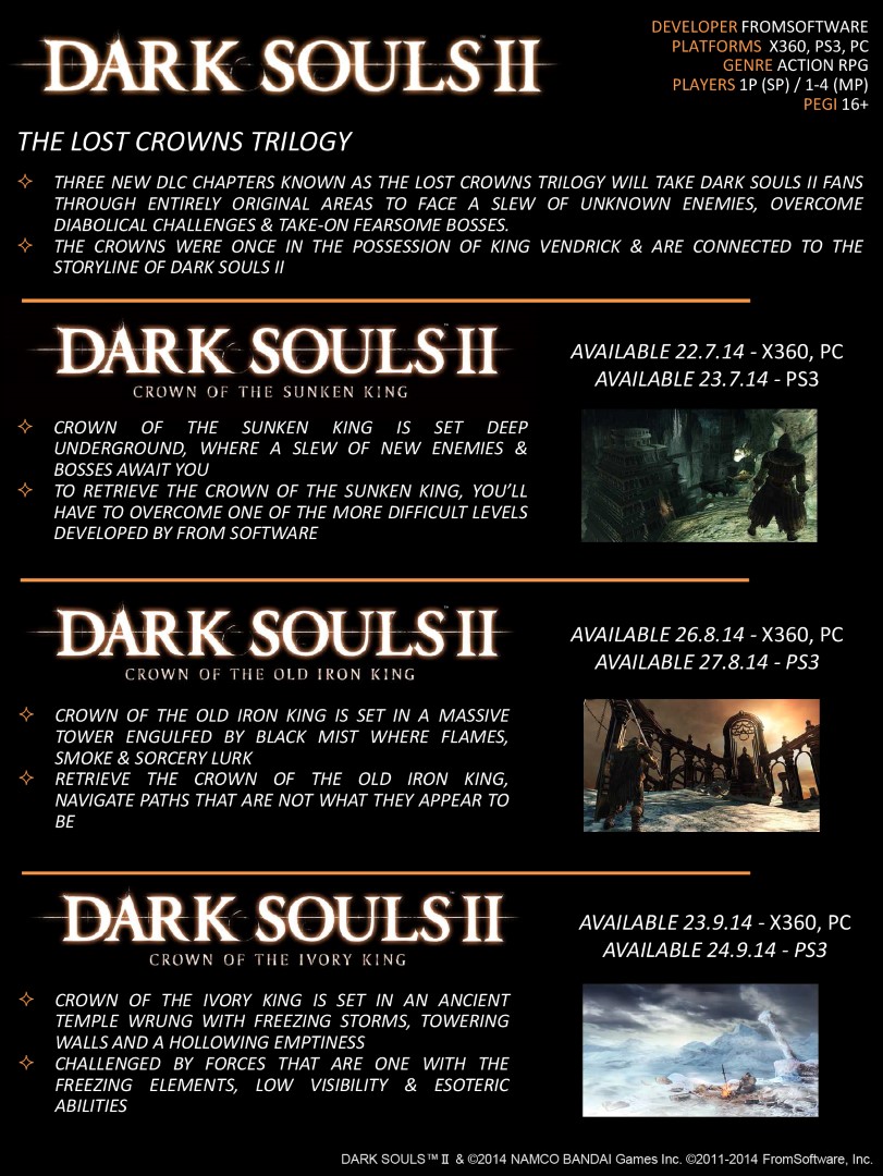 Klik pro zvětšení (Nechť umírání opět započne! Dark Souls 2 dostane tři nové epizody)