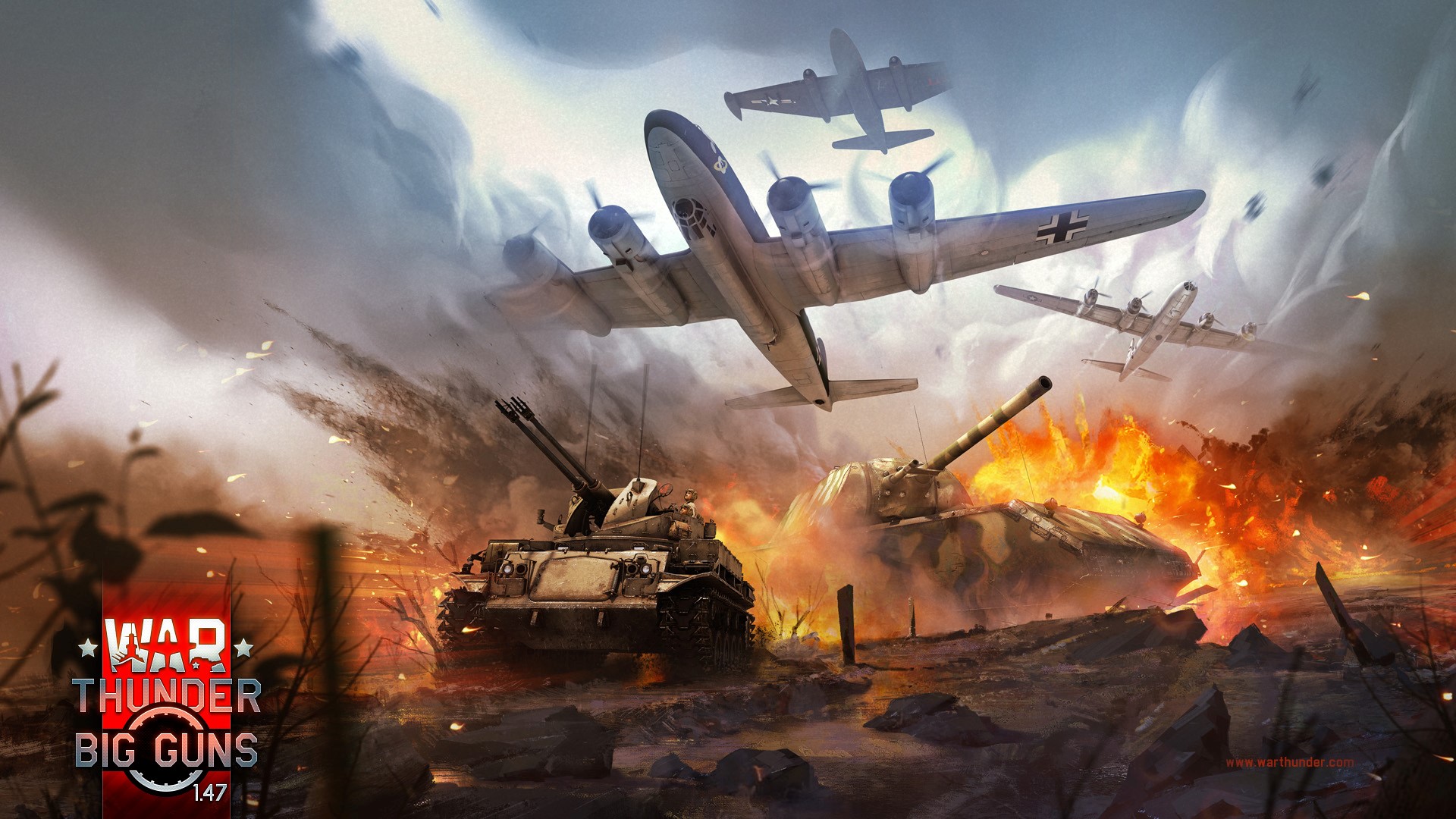 Aktualizace  Big Guns pro War Thunder v kostce