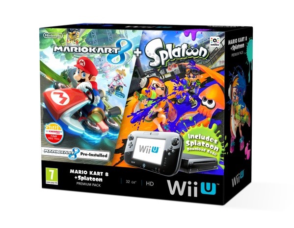 Klik pro zvětšení (Mario Kart 8 a Splatoon Wii U Premium Pack)