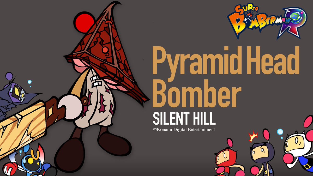 Klik pro zvětšení (Silent Hill sa dostal do nového Bombermana)