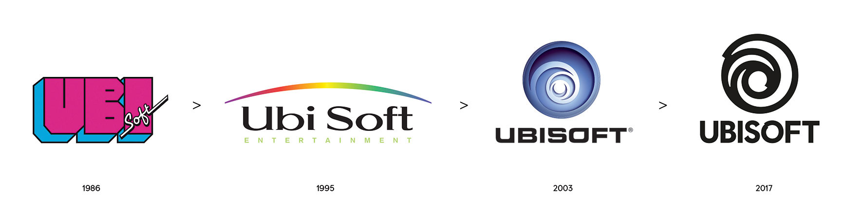 Klik pro zvětšení (Ubisoft mení logo, viete po koľkých rokoch?)