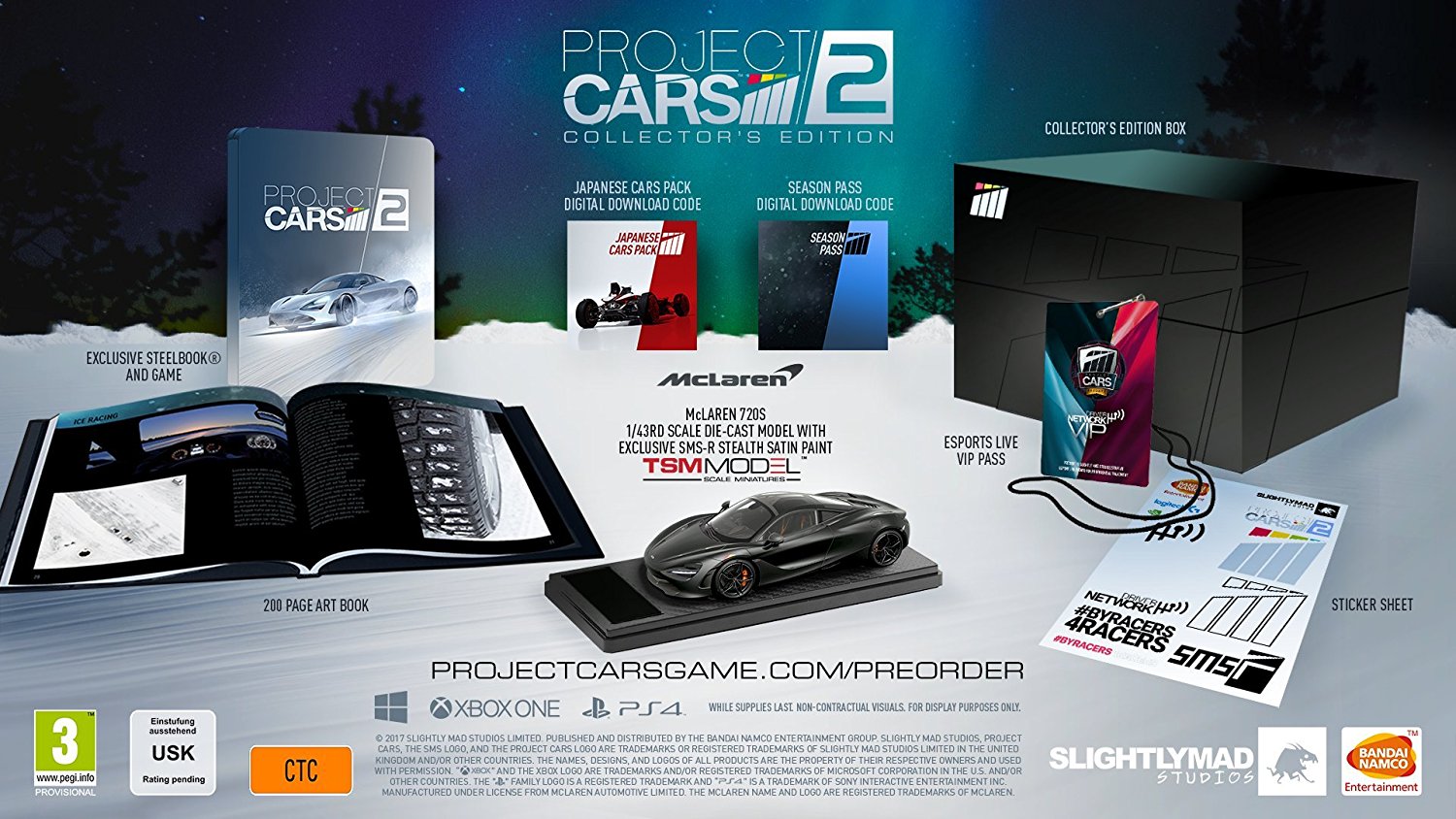 Unboxing - Project Cars 2 PS4 Collector's edition 