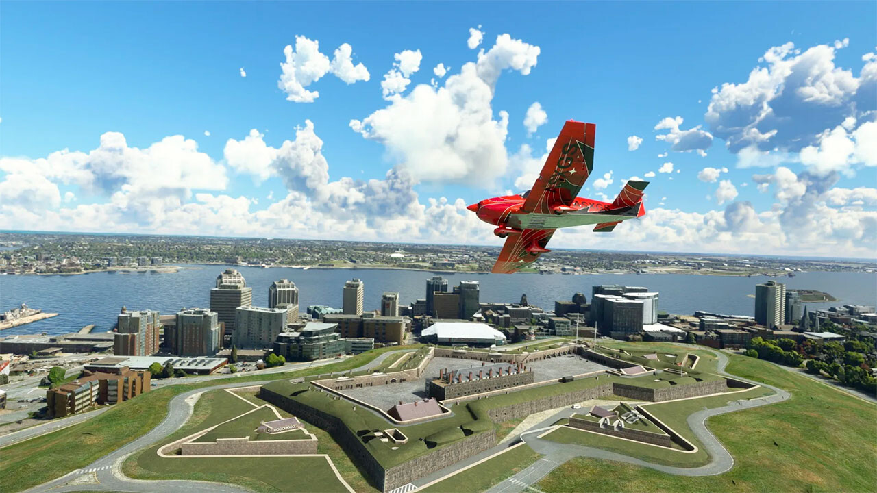 Klik pro zvětšení (Microsoft Flight Simulator a rozmanitá Kanada)