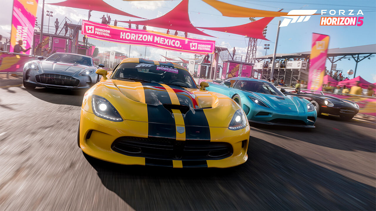 Klik pro zvětšení (Forza Horizon 5 slaví 10 let festivalu Horizon)