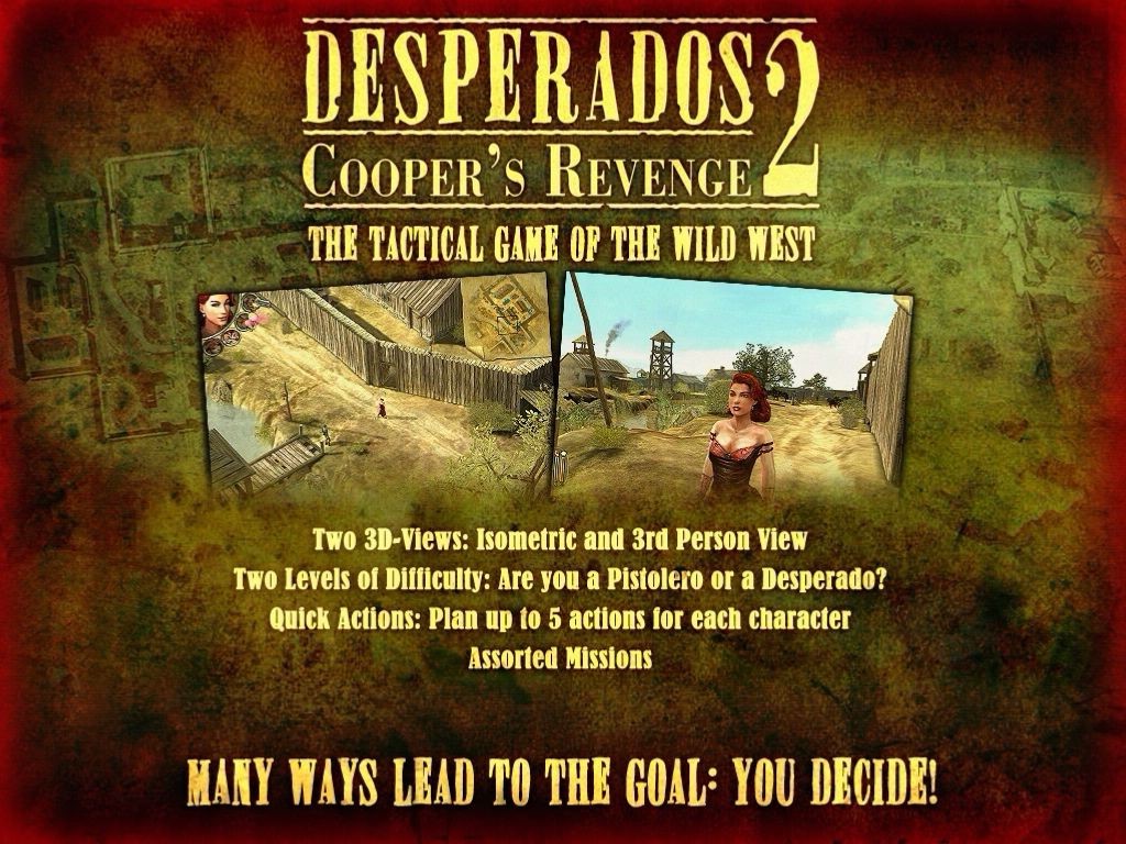 Klik pro zvětšení (Desperados 2: Coopers Revenge - první dojmy)