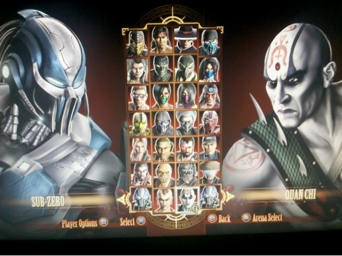 Klik pro zvětšení (Skutečně unikl seznam postav z Mortal Kombat?)