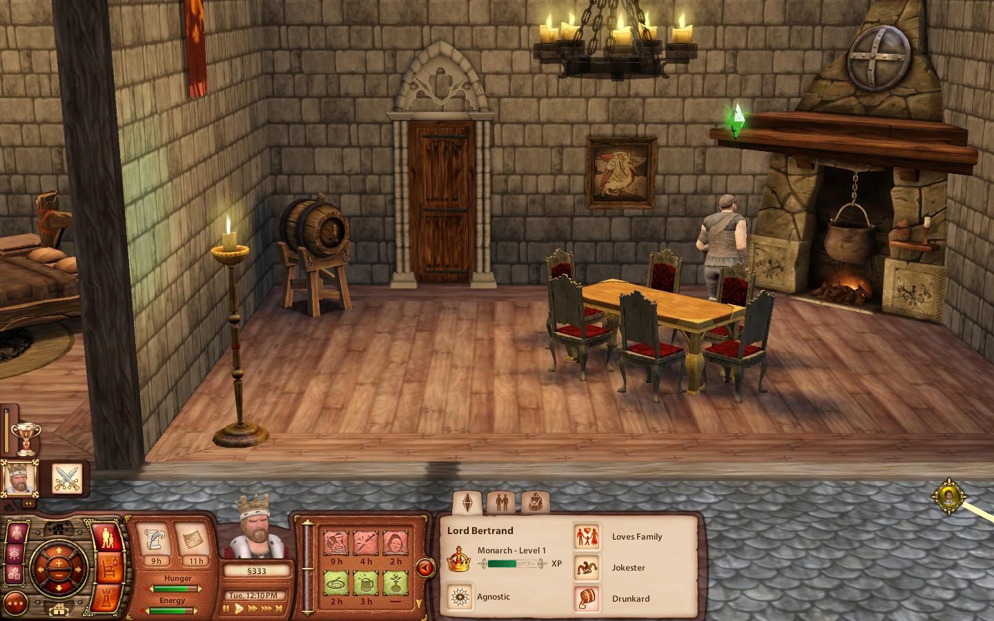 Klik pro zvětšení (The Sims Medieval - recenze)