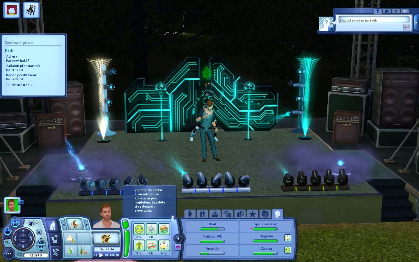Klik pro zvětšení (The Sims 3: Showtime - recenze)