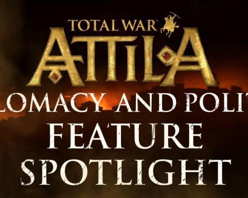 Total War: ATTILA ukazuje diplomatické a politické prvky hry