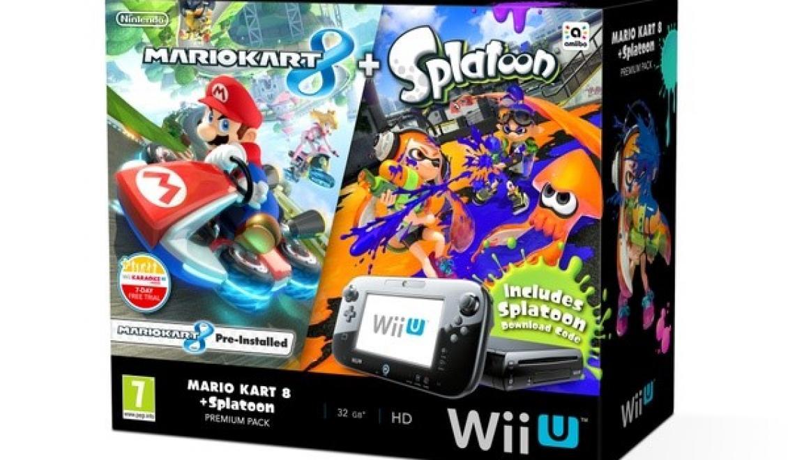 Mario Kart 8 a Splatoon Wii U Premium Pack