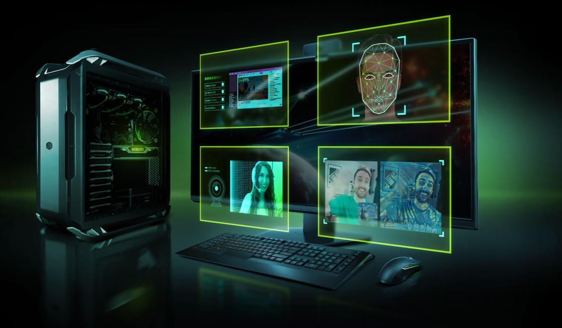 Broadcast Engine od Nvidie prichádza s funkciou zeleného plátna a ďalších virtuálnych efektov