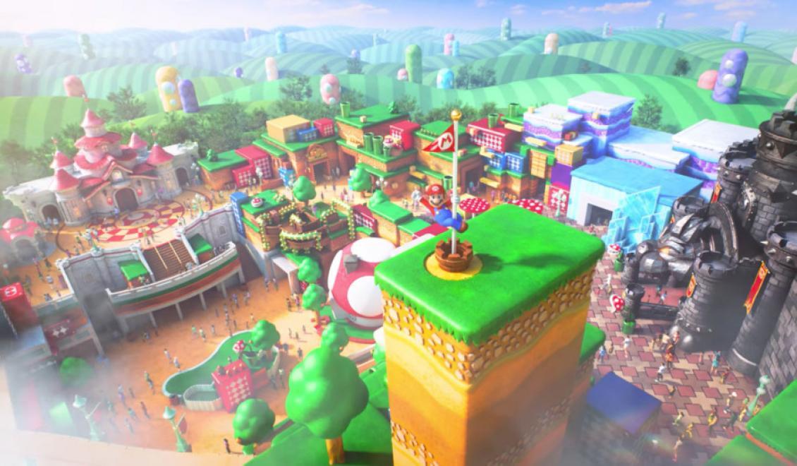 Vyšiel prvý trailer na zábavný park Super Nintendo World