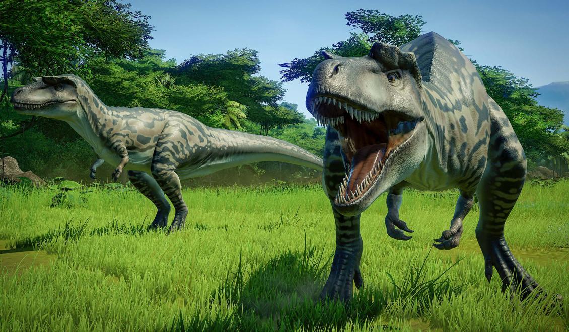 Jurassic World Evolution v gameplay traileru
