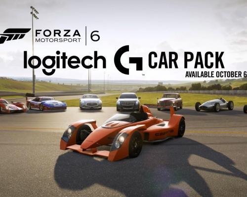 Logitech Car Pack pro Forza 6 je venku