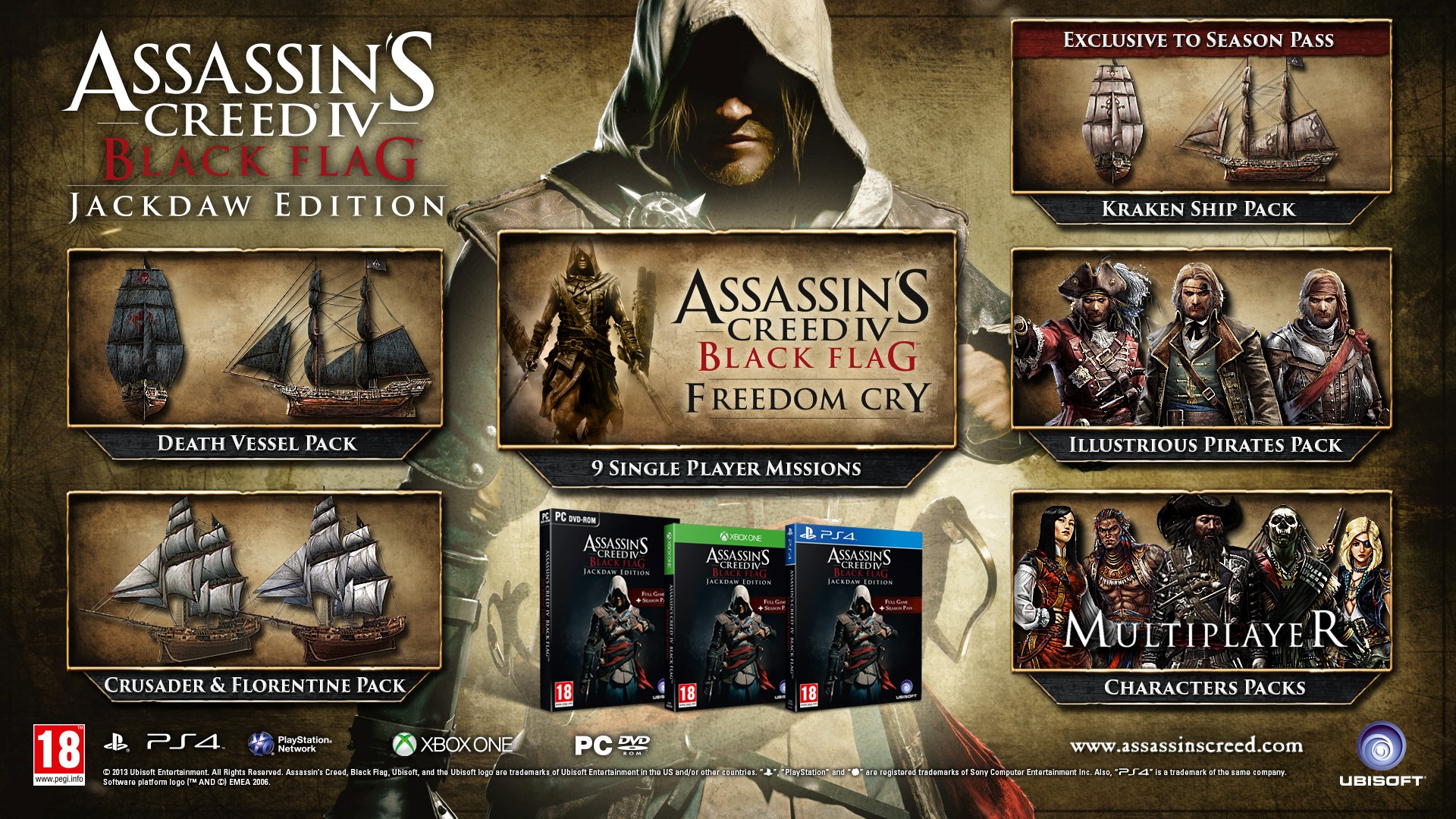 Klik pro zvětšení (Spekulace ohledně Assassins Creed V, AC IV vychází v nové edici)