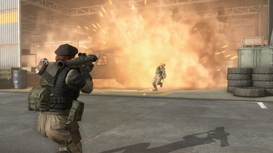 Klik pro zvětšení (Metal Gear Solid Online ukázka)