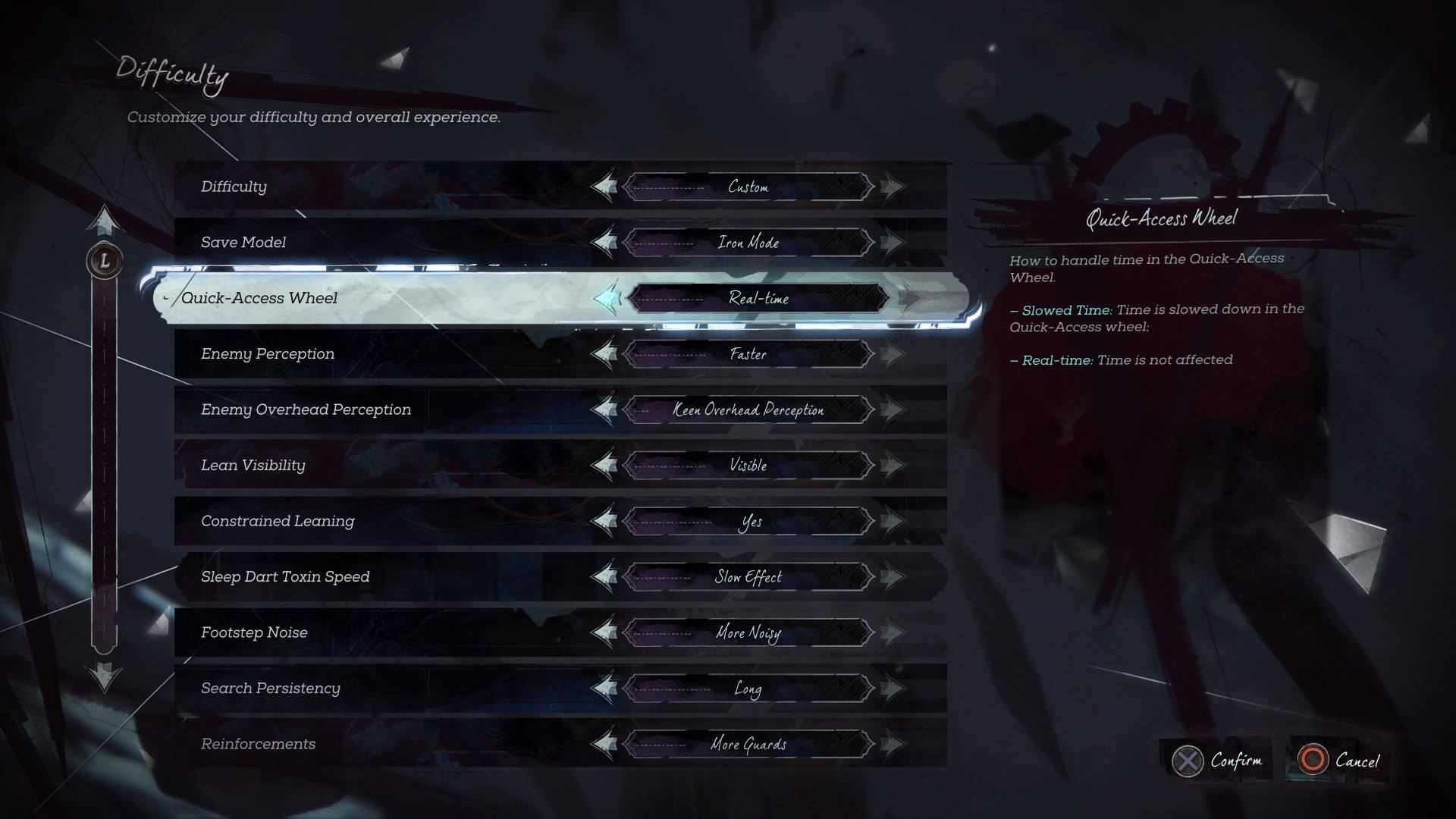 Klik pro zvětšení (Dishonored 2 update přináší široké úpravy obtížnosti)