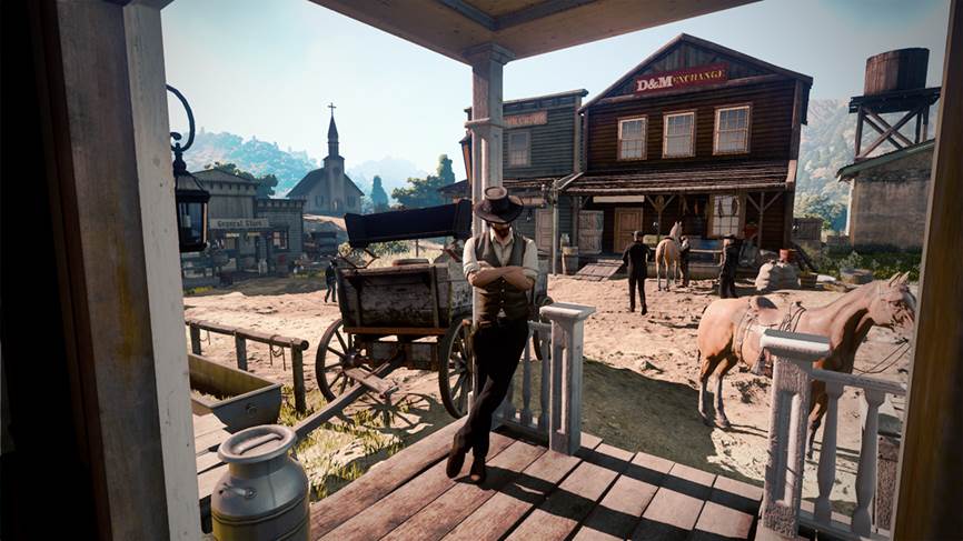 Klik pro zvětšení (Uniklý screenshot z Red Dead Redemption 2)