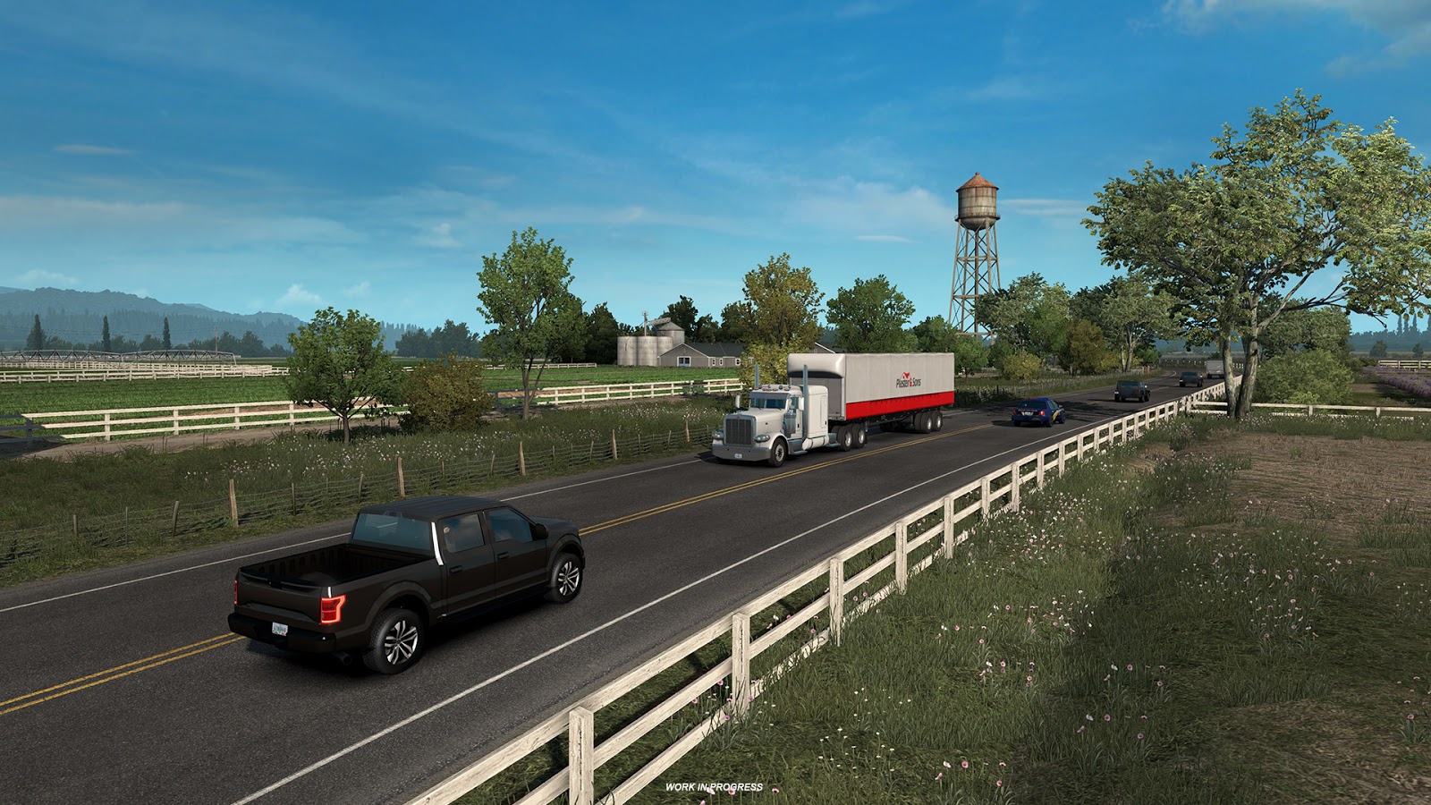 Klik pro zvÄ›tÅ¡enÃ­ (American Truck Simulator nabÃ­rÃ¡ smÄ›r Washington)