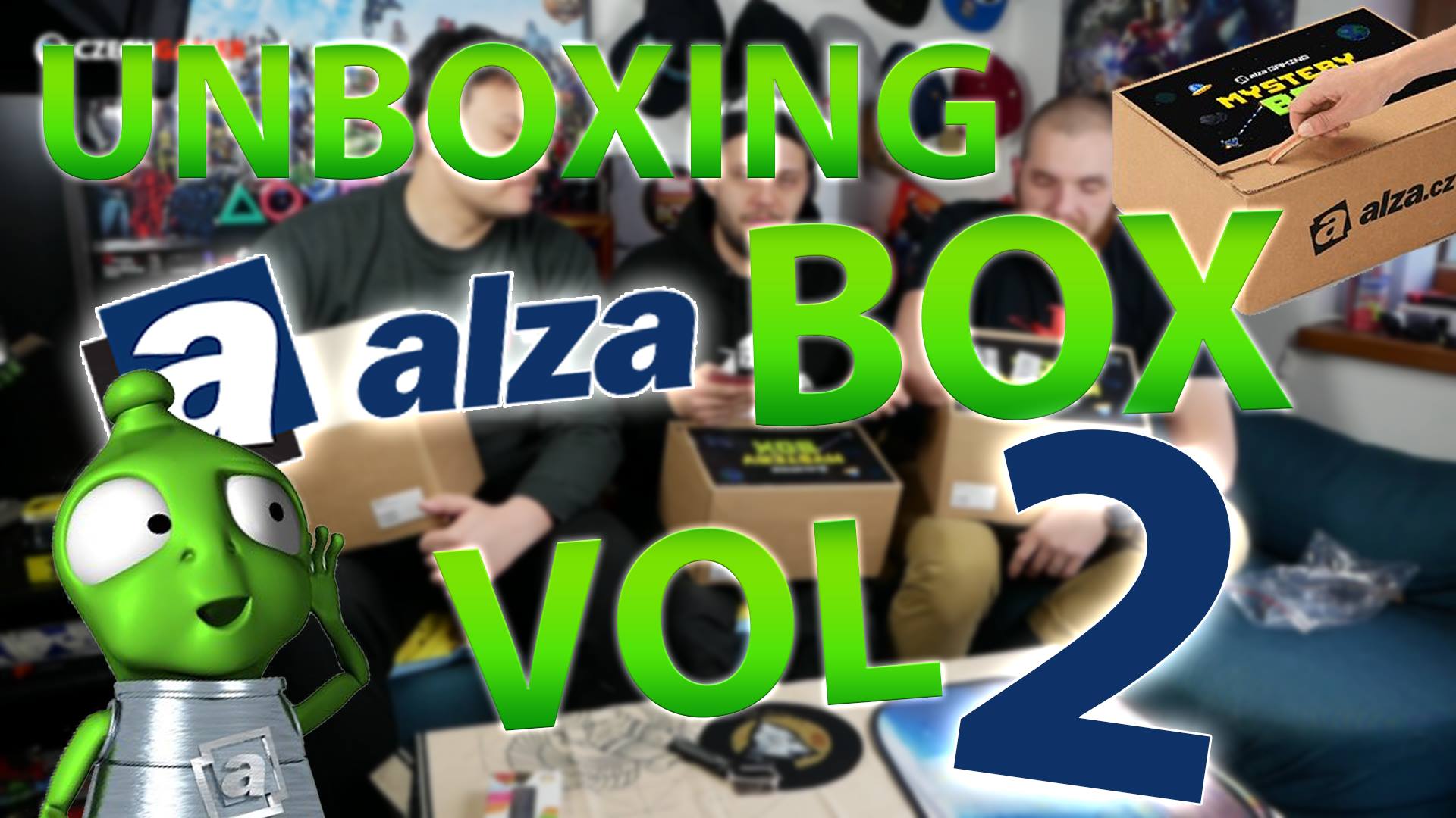 CzechGamer rozbaluje Alza Mystery boxy