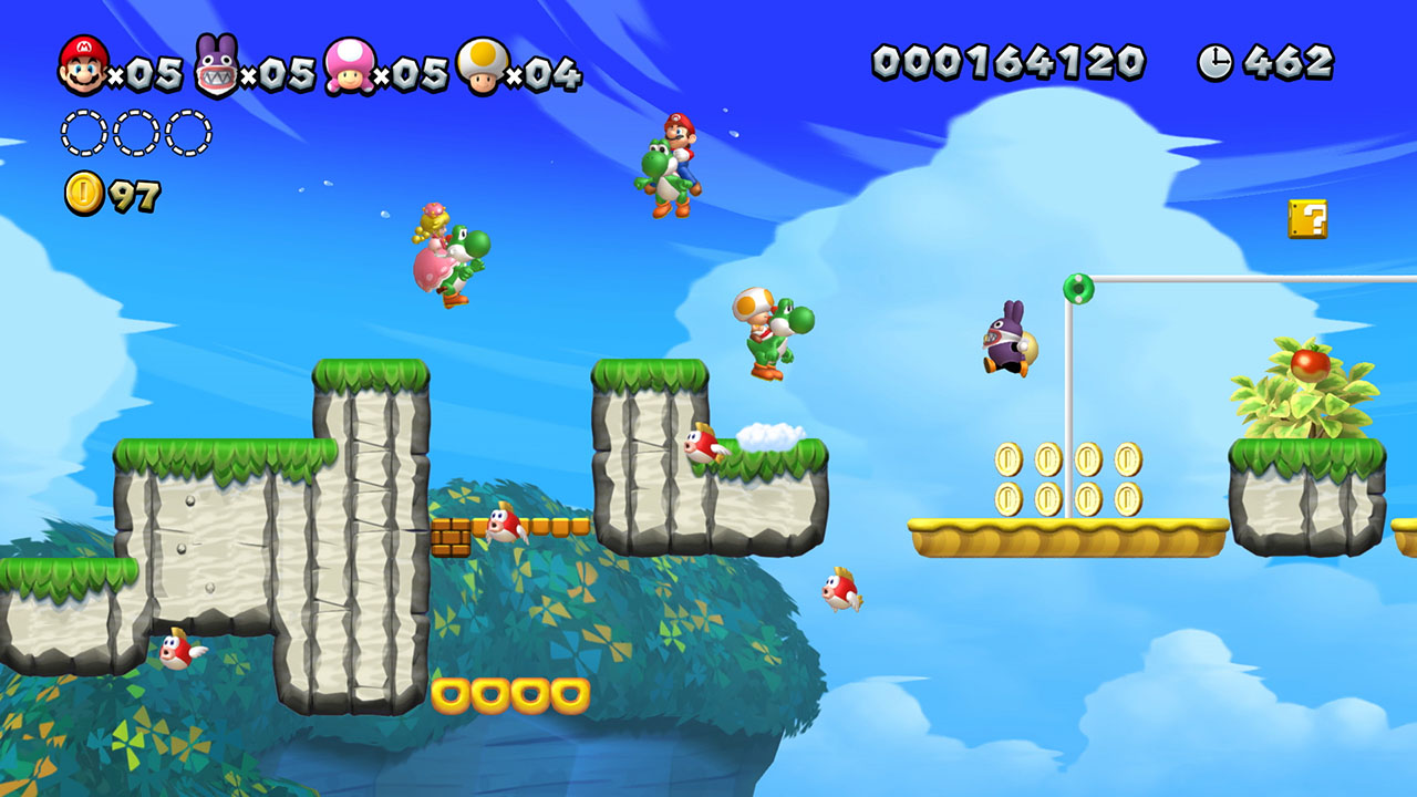 Klik pro zvětšení (New Super Mario Bros U Deluxe - recenze)