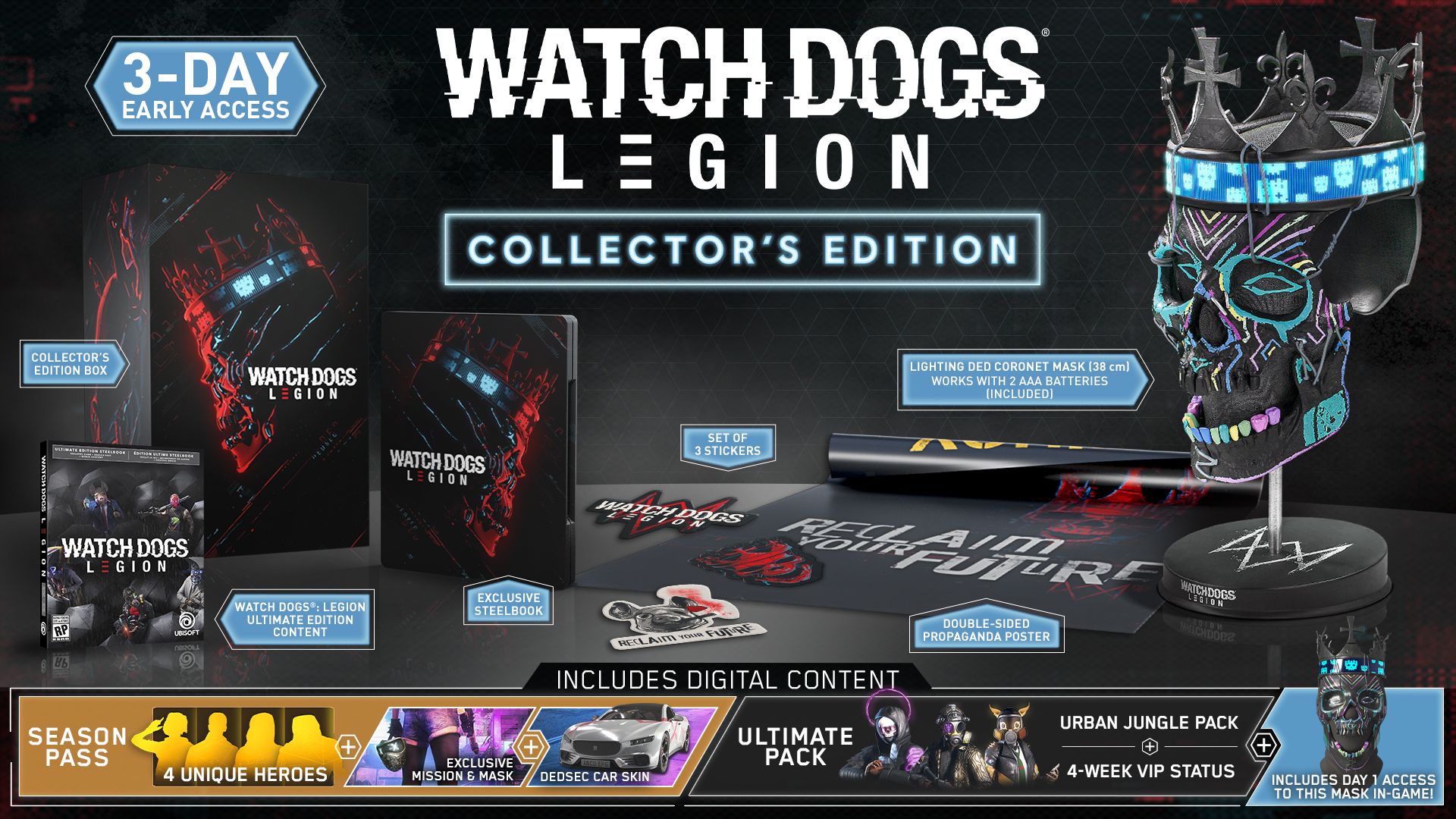 Klik pro zvětšení (Watch Dogs Legion ukázalo další gameplay a sběratelskou edici)