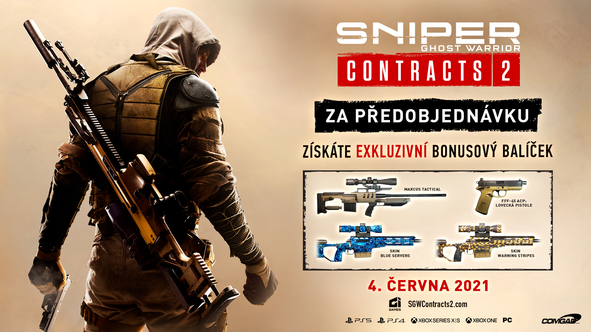 Klik pro zvětšení (Sniper Ghost Warrior Contracts 2 a datum vydání s českými titulky)