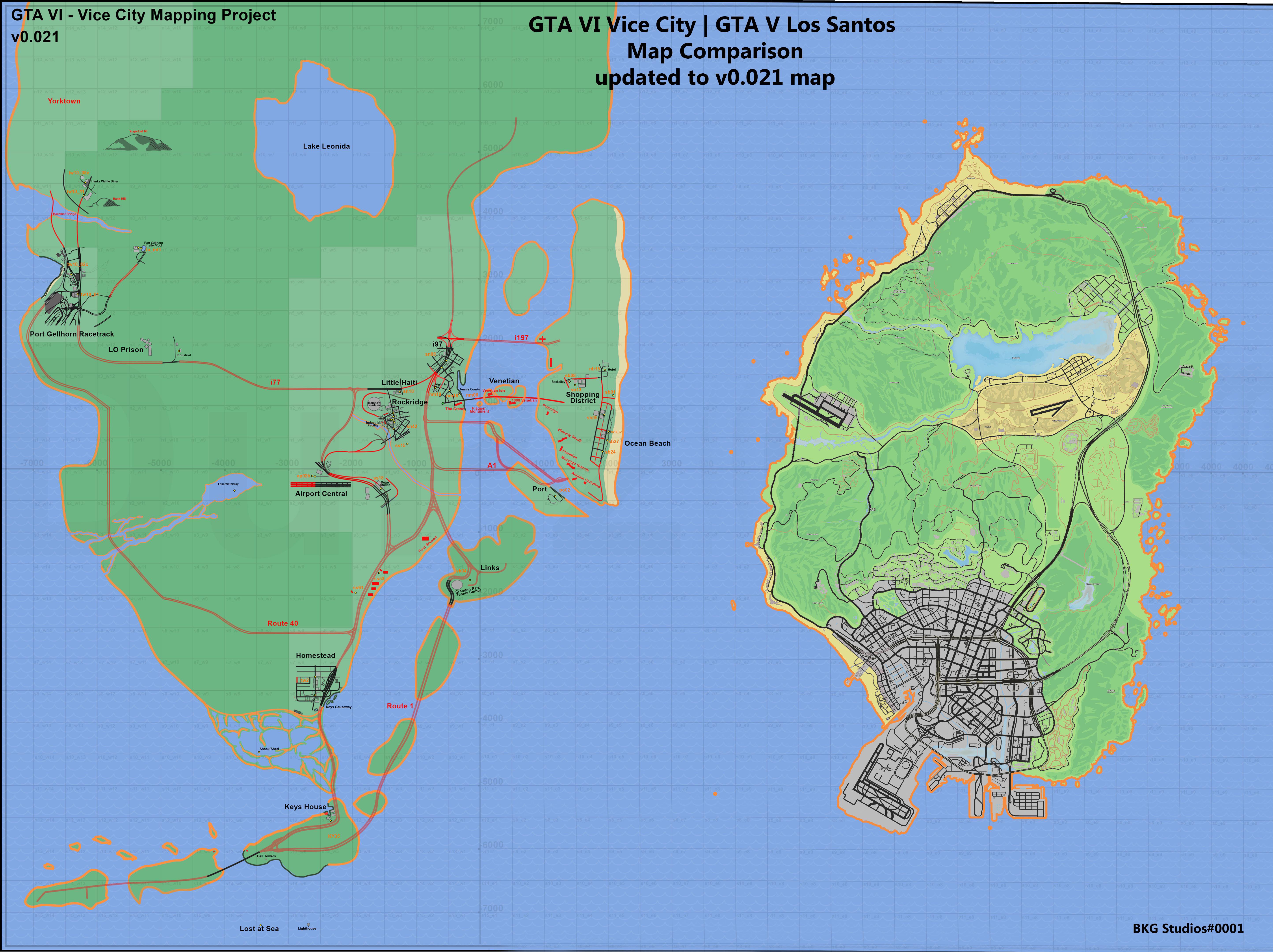 Klik pro zvětšení (Objavila sa údajná mapa GTA VI)