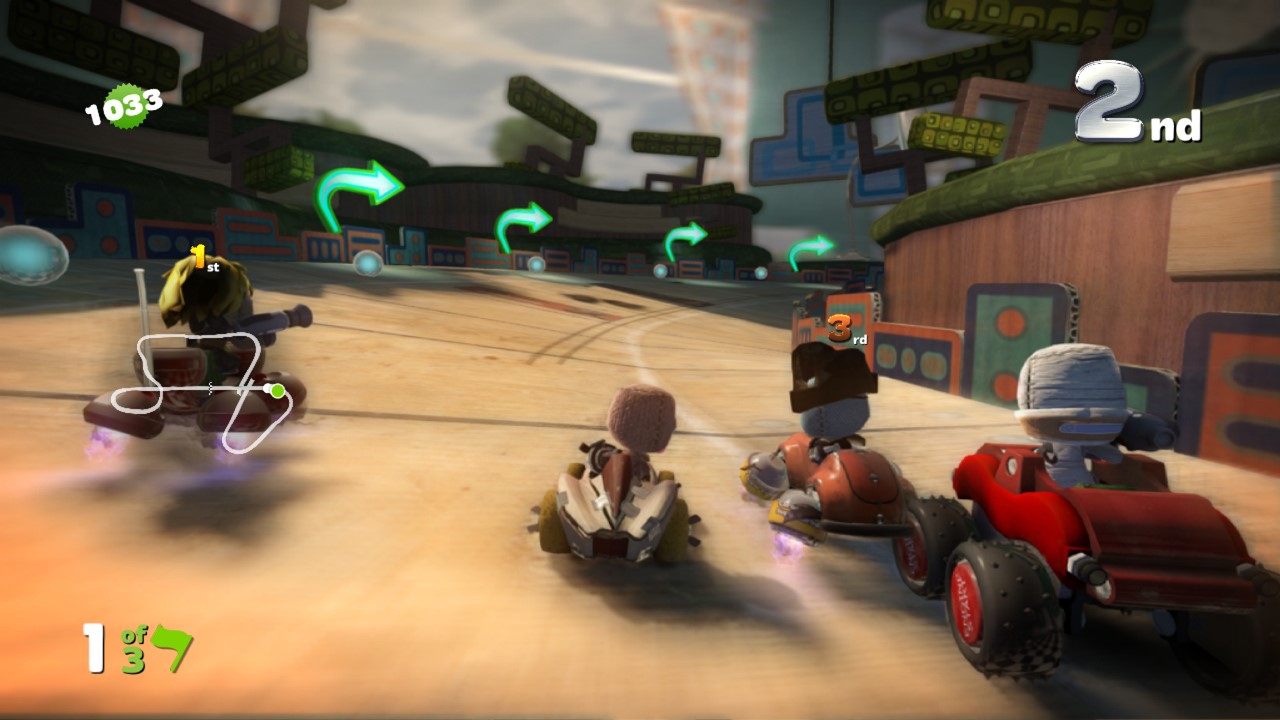 Klik pro zvětšení (LittleBigPlanet Karting - PS3 recenze)