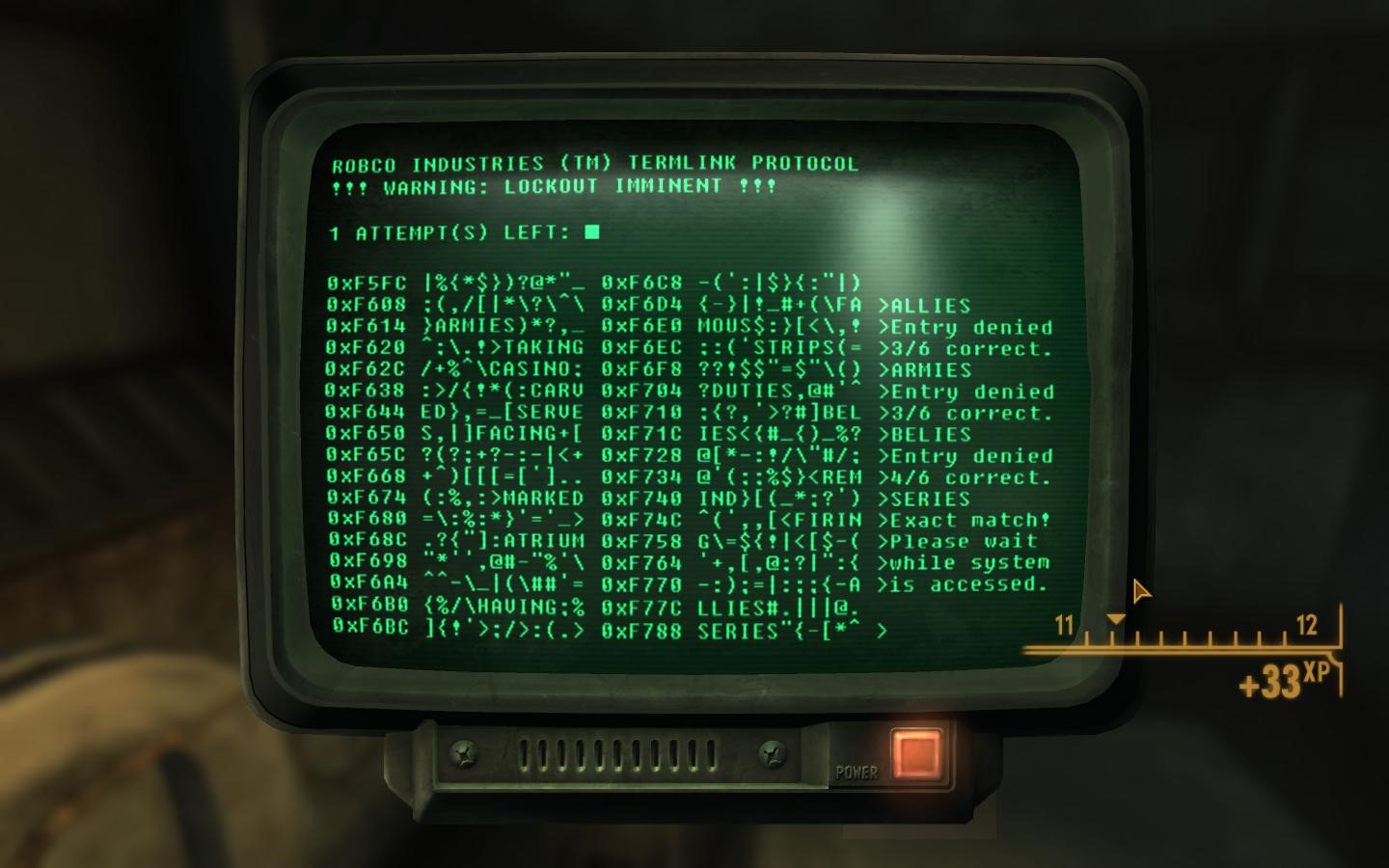 Klik pro zvětšení (Fallout: New Vegas - recenze)