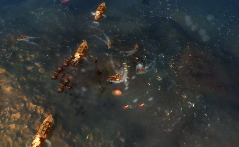 Klik pro zvětšení (Aqua: Naval Warfare (XBLA) - recenze)