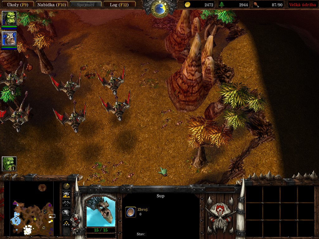 Klik pro zvětšení (Warcraft 3: Reign of Chaos)