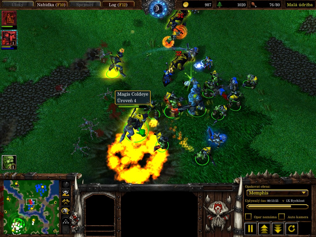 Klik pro zvětšení (Warcraft 3: Reign of Chaos)