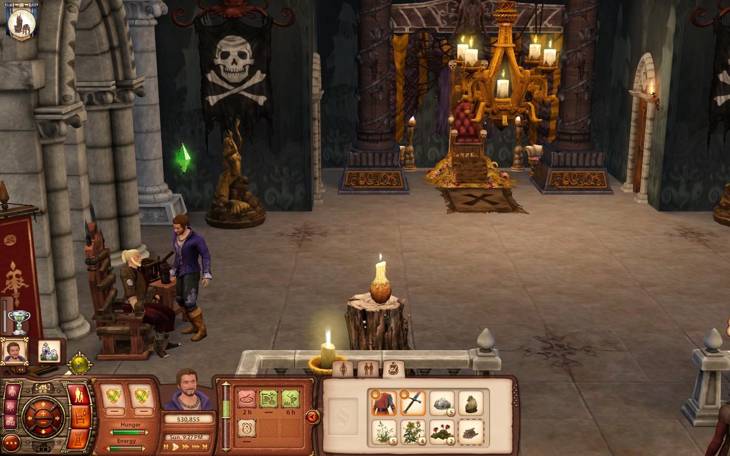 Klik pro zvětšení (The Sims Medieval: Pirates & Nobles - recenze)