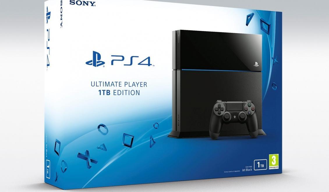 PlayStation 4 s 1TB diskem vychází 15. července