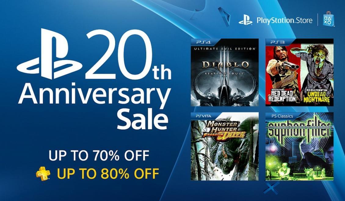 Blíží se velké výprodeje, Sony slaví 20 let!