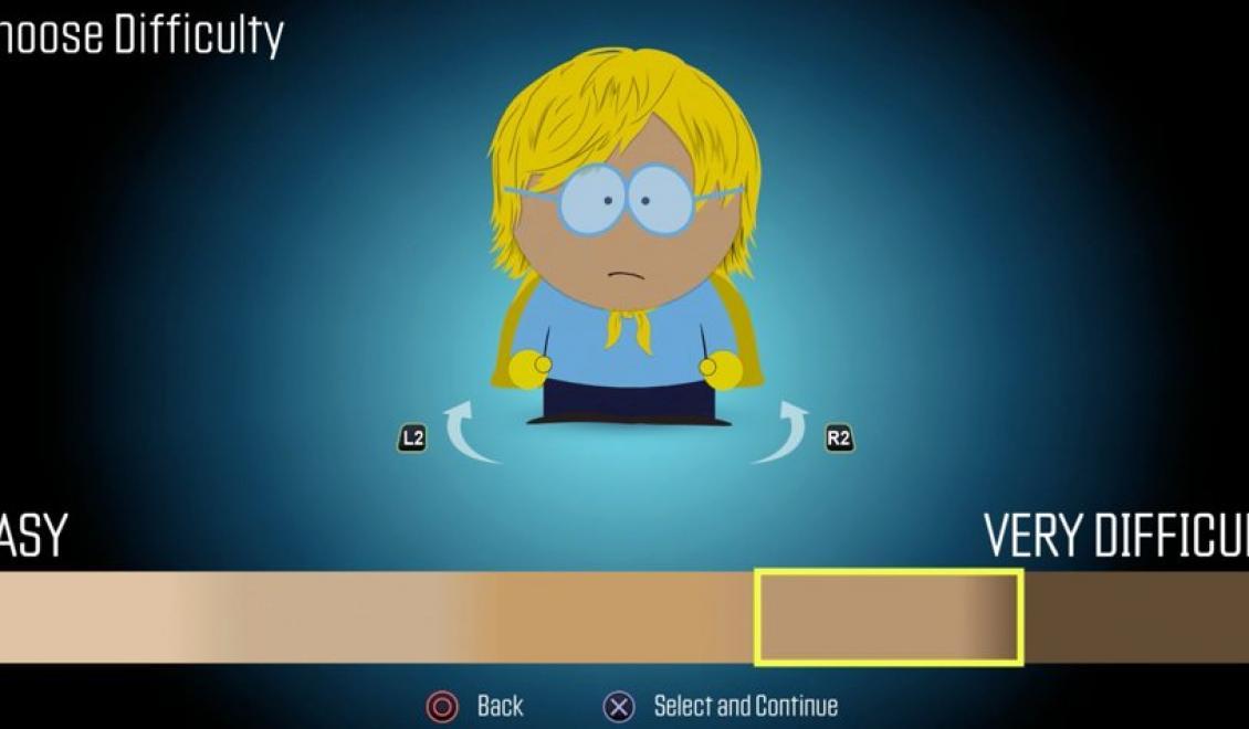 South Park bude měnit barvu postavy dle obtížnosti