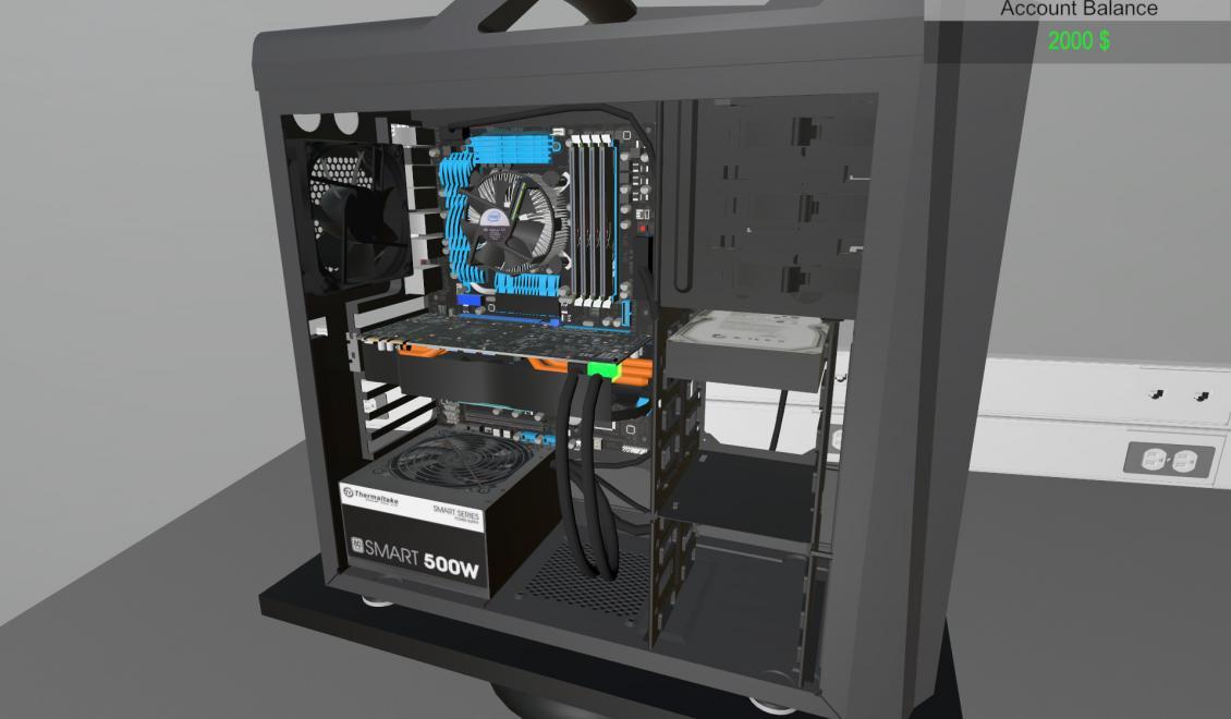 PC Building Simulator přidá možnost otestovat si sestavu
