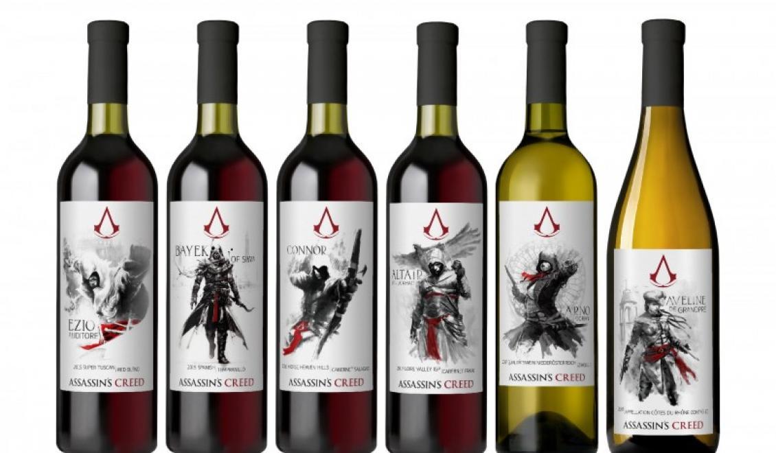 Limitovaná edice vín Assassin's creed