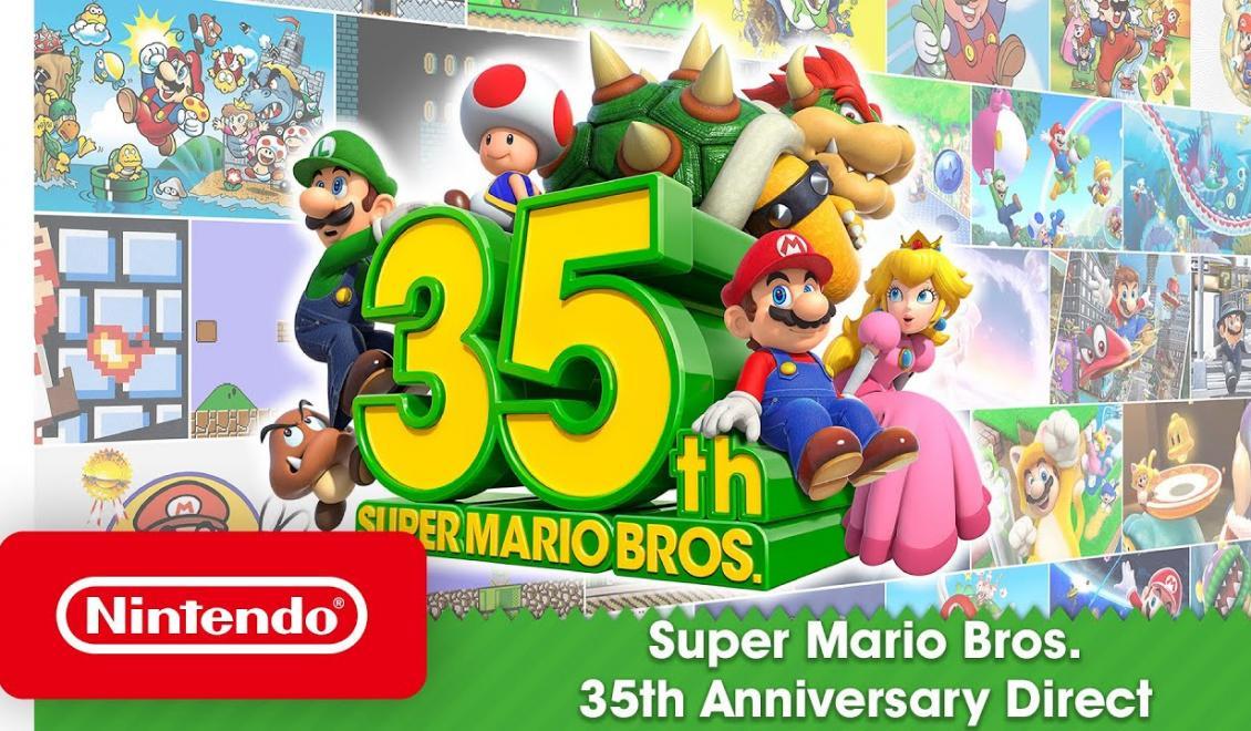 Sledujte Super Mario Bros. 35th Anniversary Direct