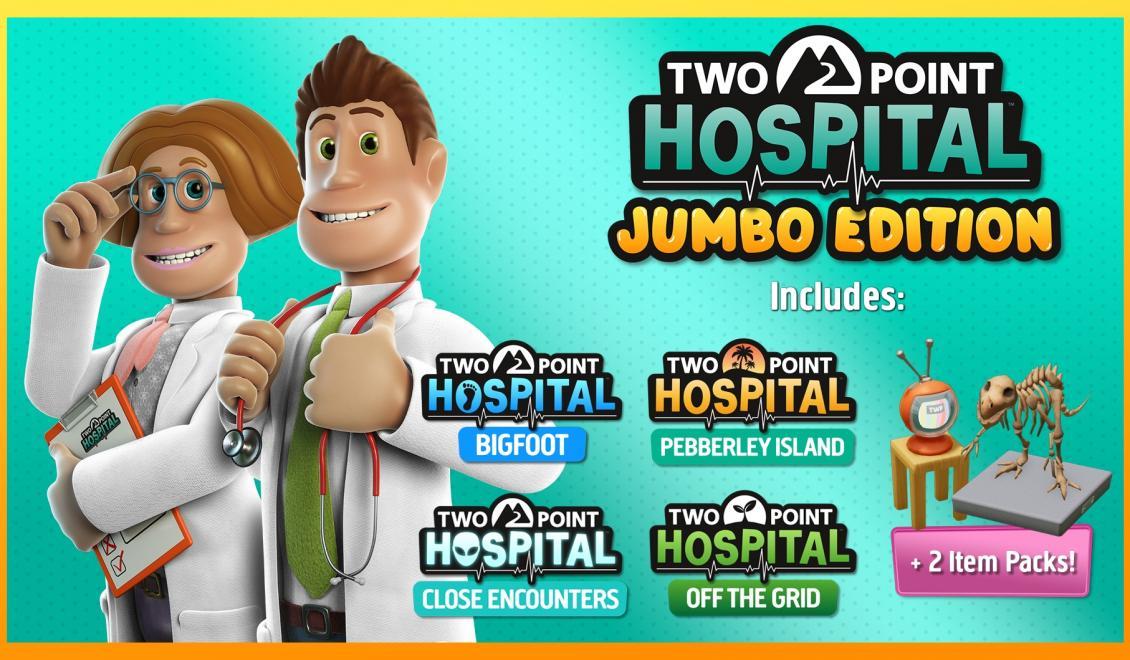 Two Point Hospital: JUMBO Edition se představuje