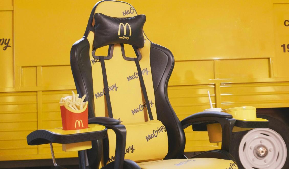 McDonald's vytvoril herné kreslo, ktoré môžete pokojne zamastiť