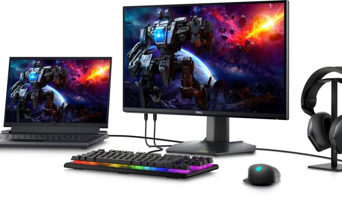 Do prodeje přichází nové herní monitory Alienware a Dell