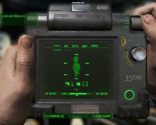 Móder nahradil vo Fallout 4 zariadenie Pip-Boy retro tabletom !
