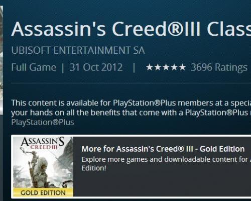 Assassin’s Creed 3 na PS Plus zdarma!